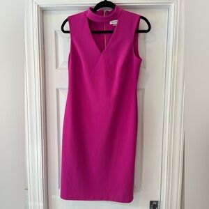 Calvin Klein Pink Sheath Dress